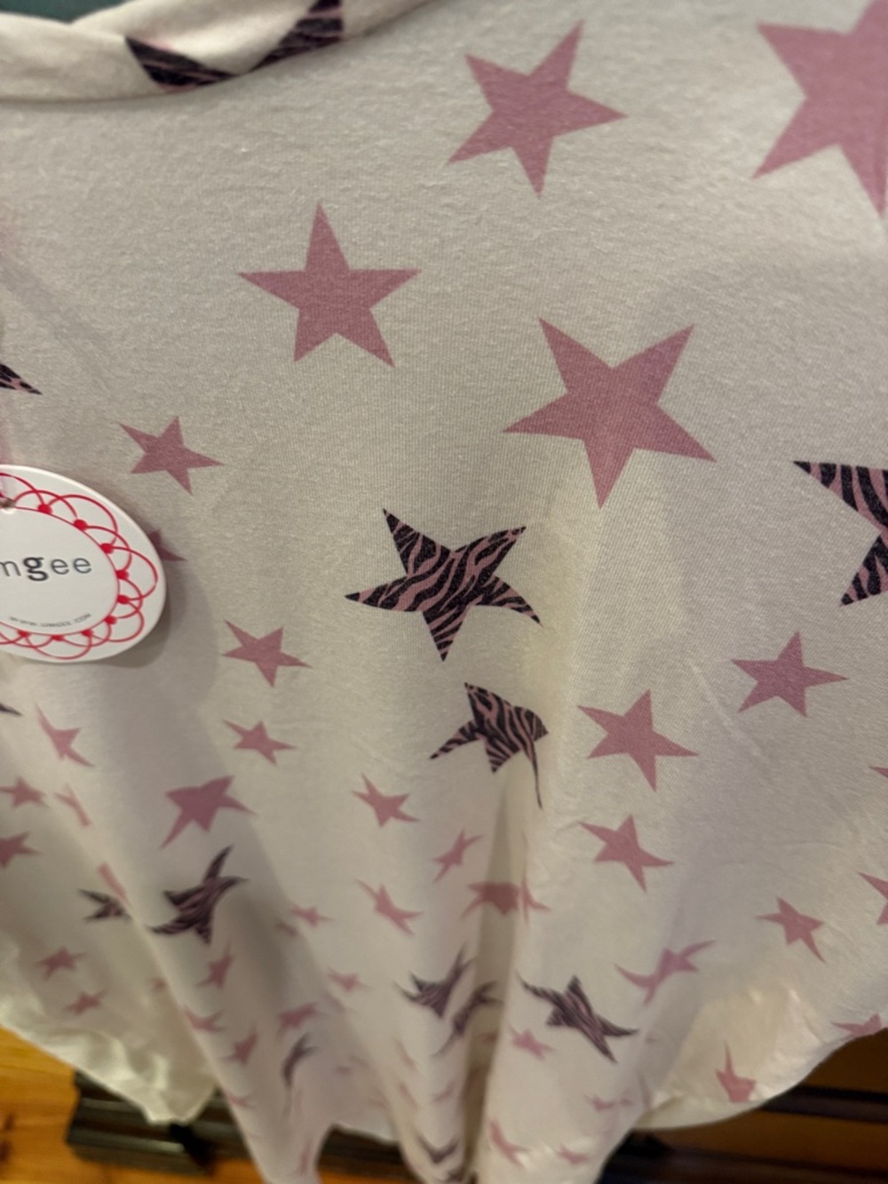 Umgee Pink and Purple Star Print dress. - Picture 3 of 3
